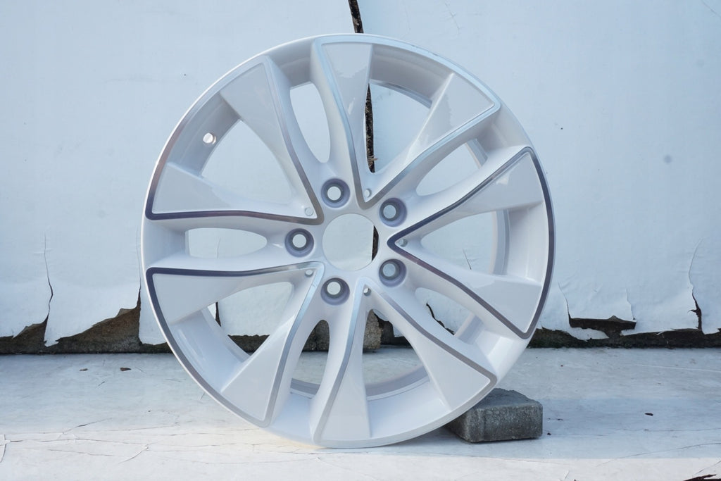 1x Alufelge 17 Zoll 7.5" 5x120 43ET Glanz Weiß 6850152 BMW 1 F21 F20 Rim Wheel FEL1696906326uw