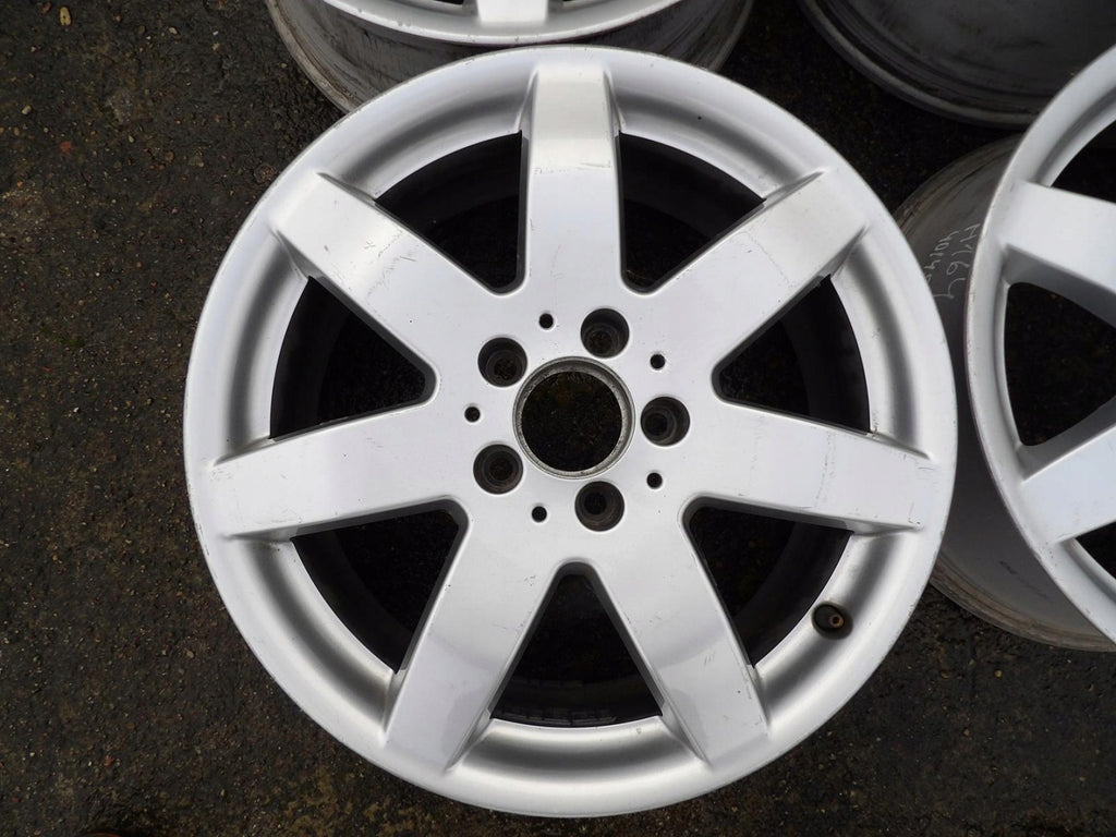 4x Alufelge 17 Zoll 7.5" 5x112 56ET Glanz Silber A1644014502 Mercedes-Benz W164 FEL1248798895qu