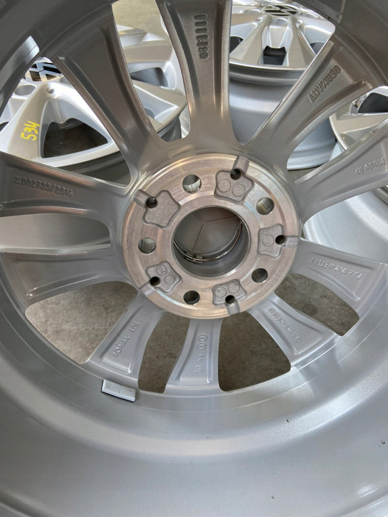4x Alufelge 17 Zoll 7.0" 5x112 48 5ET Glanz Silber A2054018000 Mercedes-Benz I FEL9501591190jz