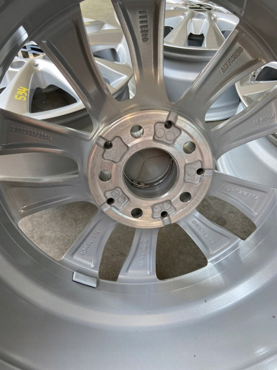 4x Alufelge 17 Zoll 7.0" 5x112 48 5ET Glanz Silber A2054018000 Mercedes-Benz FEL3573289541pw