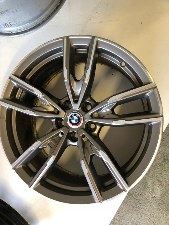 1x Alufelge 19 Zoll 8.0" 5x112 27ET Matt Graphit BMW G21 G22 G20 G26 Mg FEL2890344654zw
