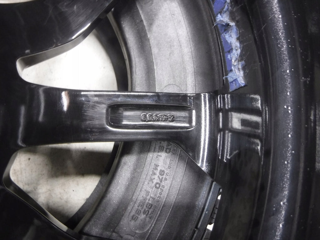 1x Alufelge 19 Zoll 8.0" 5x112 49ET Glanz Schwarz KBA53437 Audi I Rim Wheel FEL9919017411do