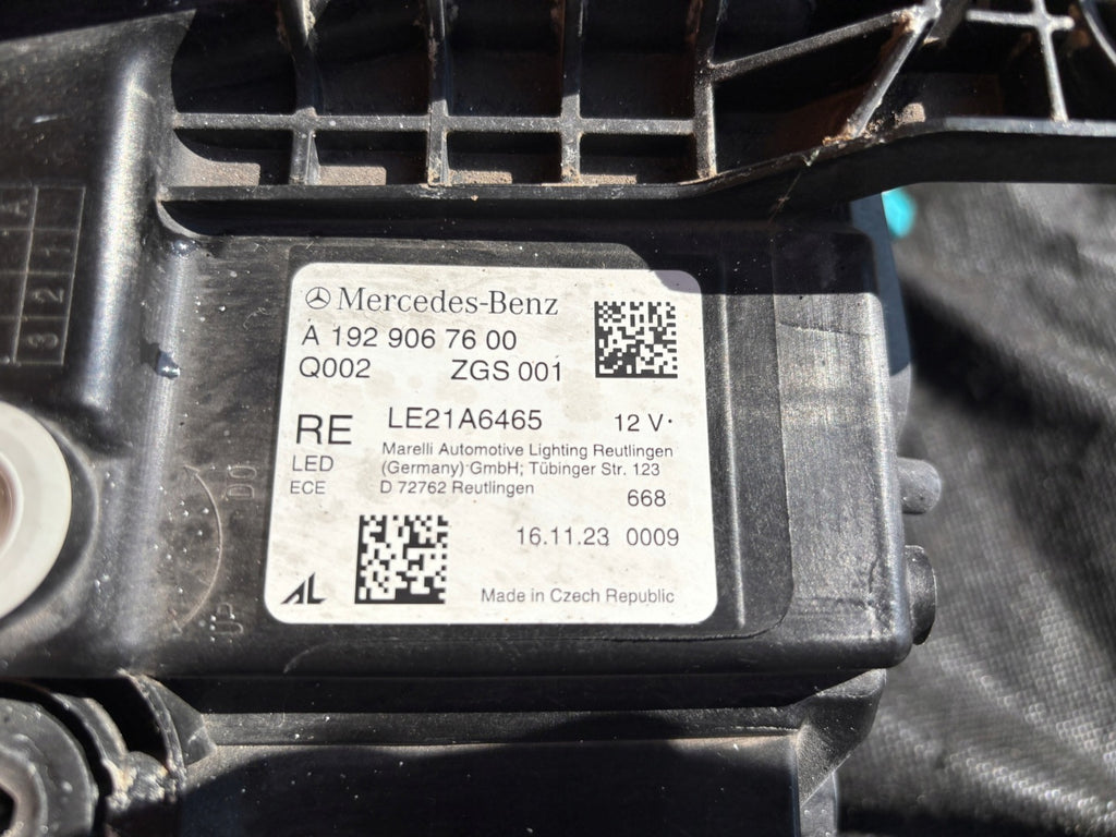 Frontscheinwerfer Mercedes-Benz Amg Gt A1929067600 LED Rechts Headlight SCH6267680028cq