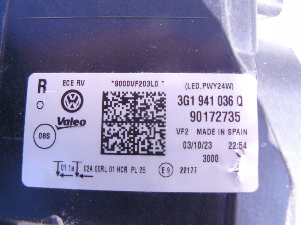 Frontscheinwerfer VW Passat B8 3G1941036Q LED Rechts Scheinwerfer Headlight SCH3562295113ct