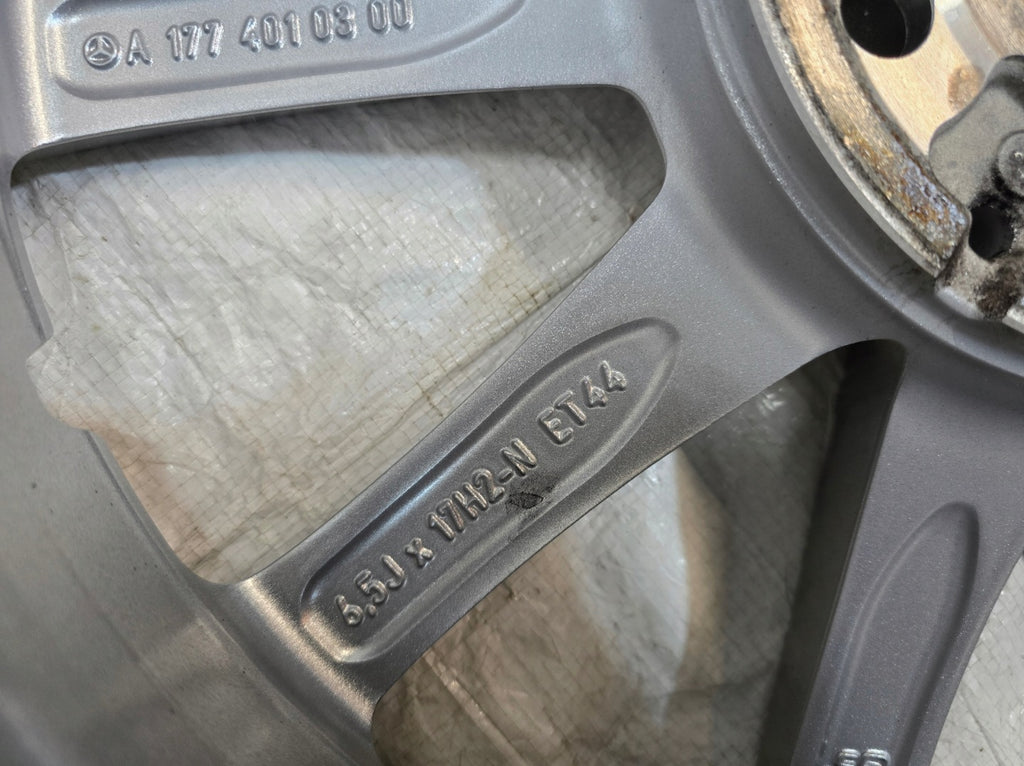 1x Alufelge 17 Zoll 6.5" 5x112 44ET Glanz Silber A1774010300- Mercedes-Benz W177 FEL6969256296dl