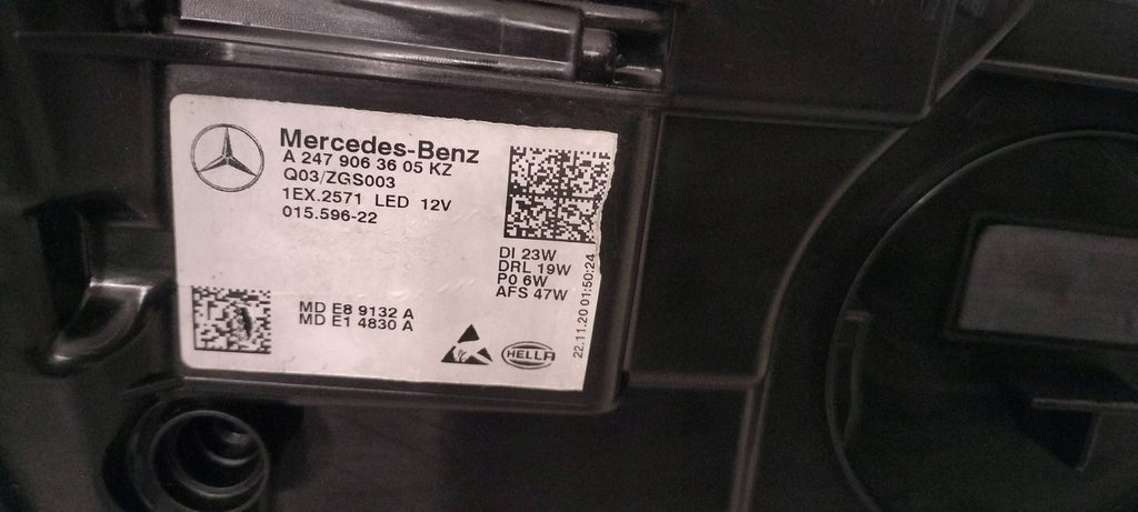 Frontscheinwerfer Mercedes-Benz W247 A2479063605 Rechts Scheinwerfer Headlight SCH5442493716dq