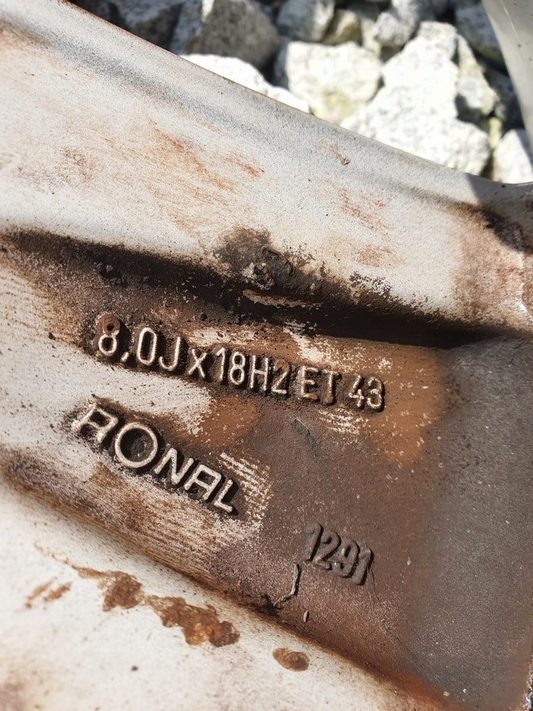 1x Alufelge 18 Zoll 8.0" 5x112 43ET Glanz Silber 8E0601025AK Audi A6 C6 A4 B7 B6 FEL1959679939jc