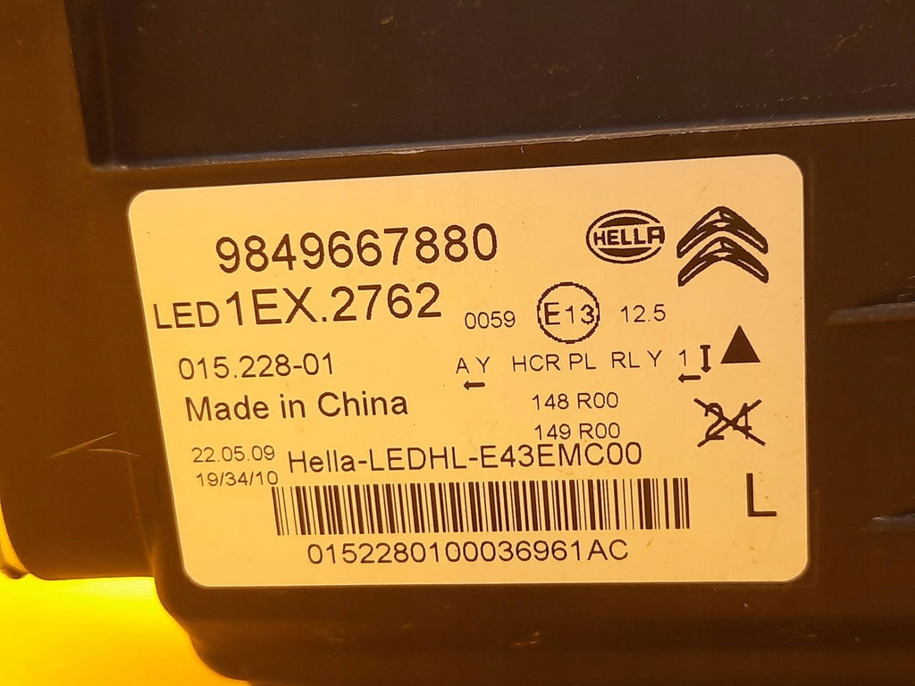 Frontscheinwerfer Citroën C5 X 9849667880 Full LED Links Scheinwerfer Headlight