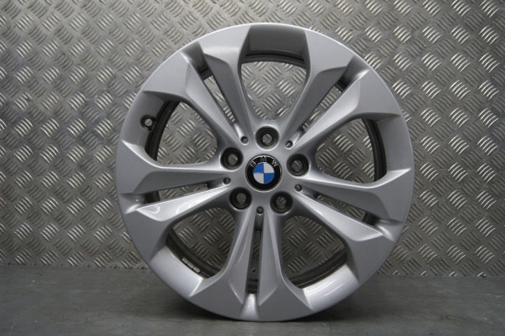 1x Alufelge 17 Zoll 7.5" 5x112 52ET Glanz Silber 6856065 BMW X1 F48 Rim Wheel FEL6954074435mt