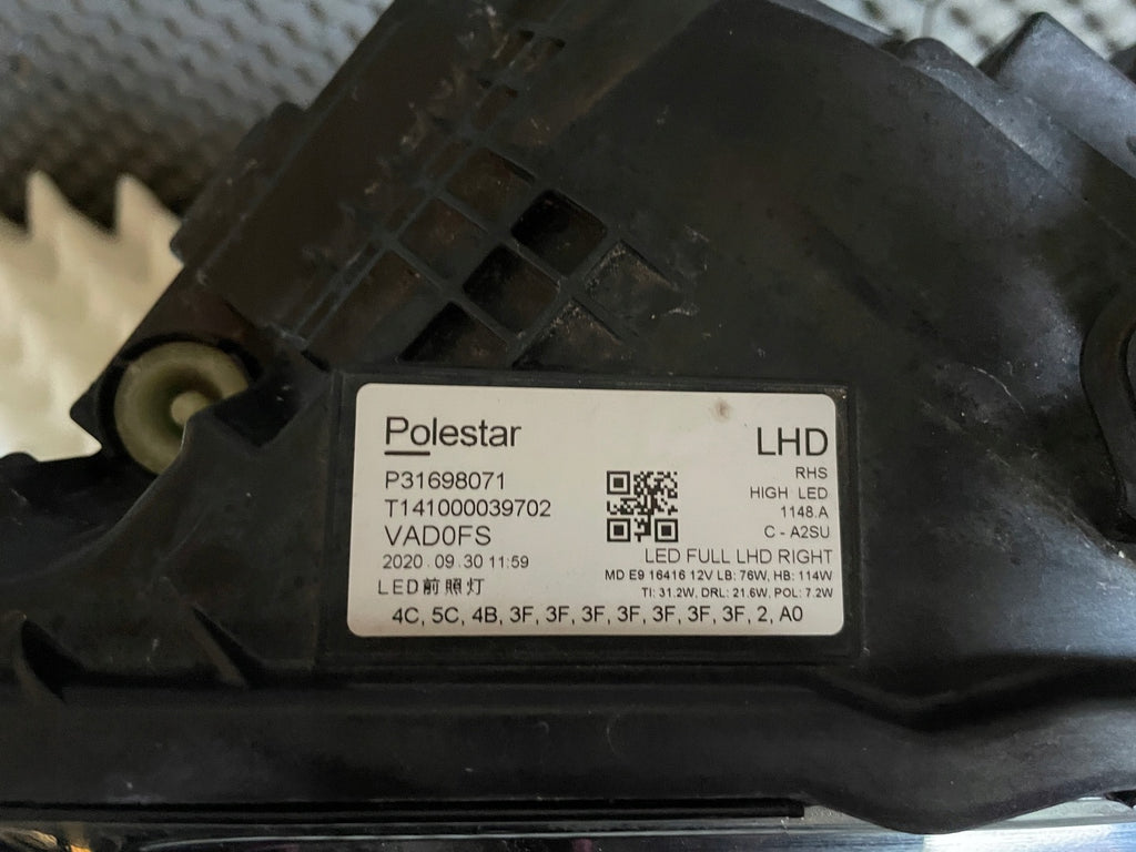 Frontscheinwerfer Polestar 2 P32338903 Rechts Scheinwerfer Headlight
