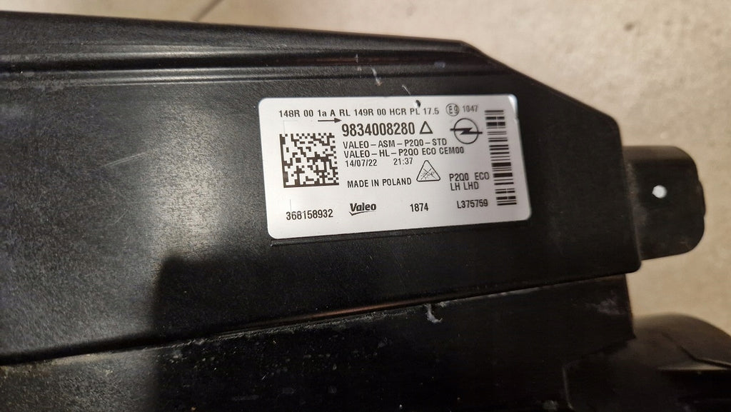 Frontscheinwerfer Opel Mokka 9834008280 LED Links Scheinwerfer Headlight SCH6580974847md