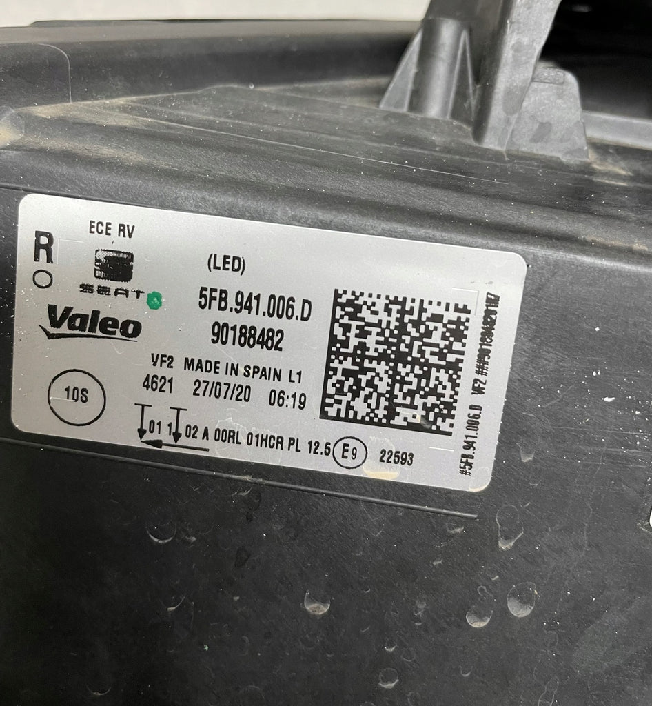 Frontscheinwerfer Seat Leon 5FB941006D LED Rechts Scheinwerfer Headlight