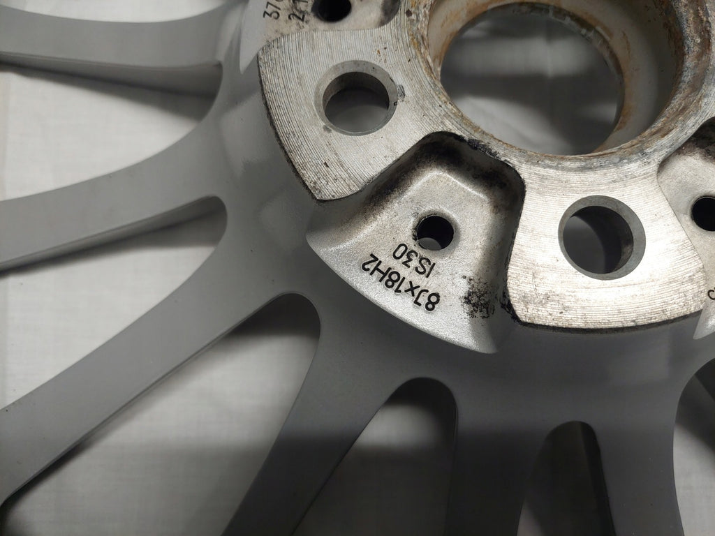 1x Alufelge 18 Zoll 8.0" 5x112 30ET Glanz Schwarz 6861224 BMW G31 G30 Rim Wheel