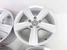 Laden Sie das Bild in den Galerie-Viewer, 4x Alufelge 16 Zoll 6.5" 5x112 46ET Silber 5G0601025N VW Golf VIII I Rim Wheel FEL1151273638uf