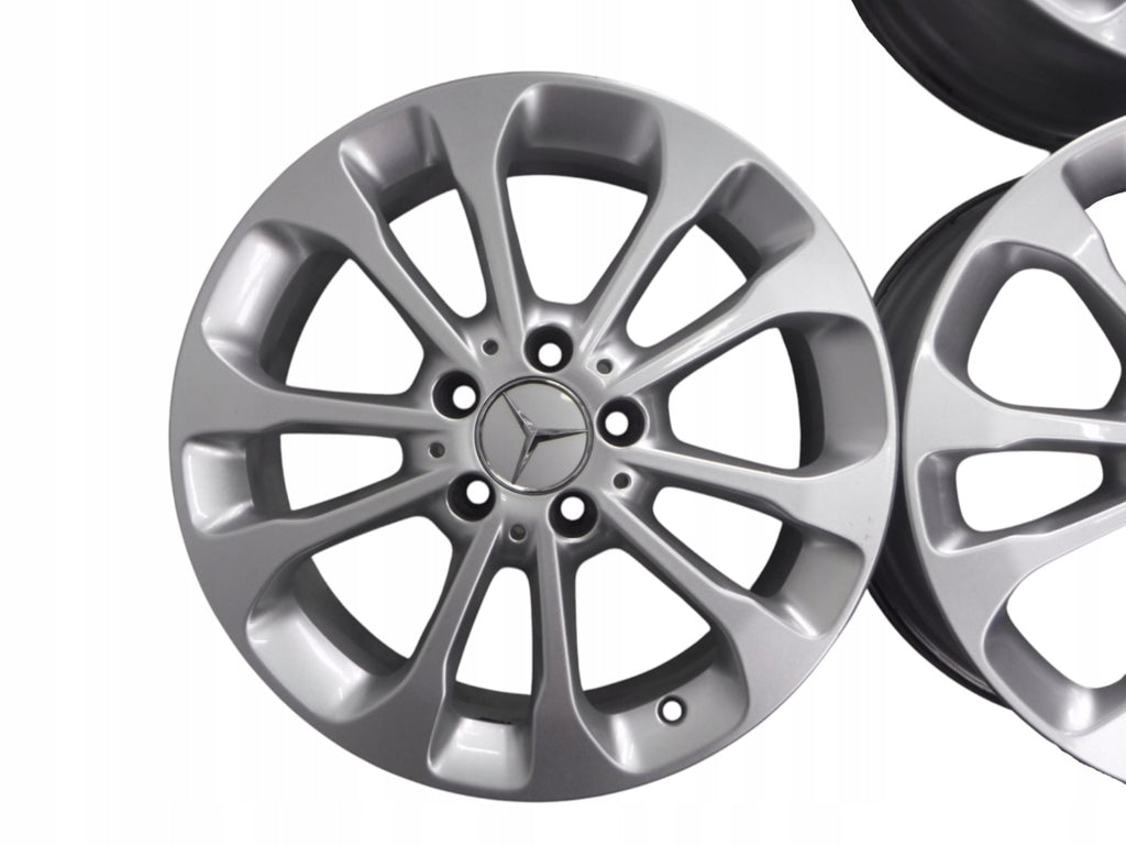 4x Alufelge 17 Zoll 6.5" 5x112 38ET Glanz Silber A1564011700 Audi 4 Gla I FEL4104420033fp