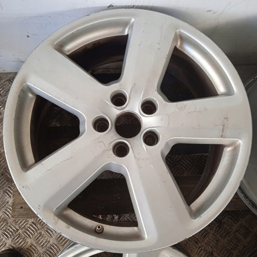 4x Alufelge 18 Zoll 8.0" 5x112 43ET Glanz Silber 8E0601025AD Audi Rim Wheel FEL5920472954ab