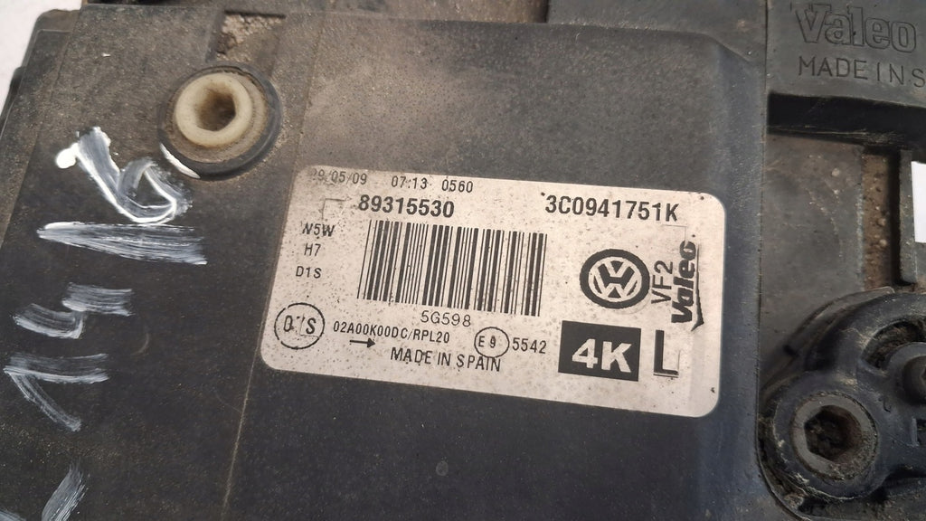 Frontscheinwerfer VW Passat 3C0941751K Links Scheinwerfer Headlight SCH9841363421lm