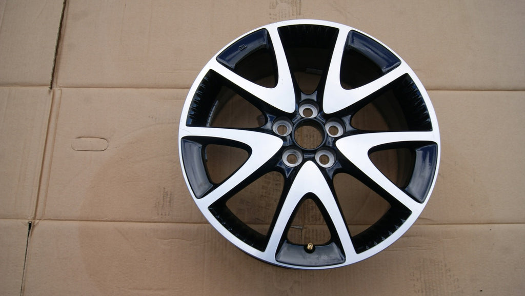 1x Alufelge 17 Zoll 6.5" 5x100 50ET Glanz 8535-8 Toyota Yaris Rim Wheel