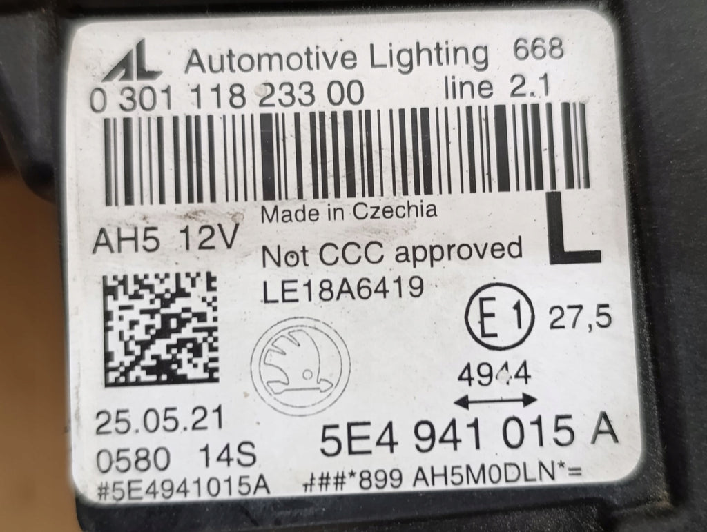 Frontscheinwerfer Skoda Octavia IV 5E4941015A LED Links Scheinwerfer Headlight SCH7964859332yw