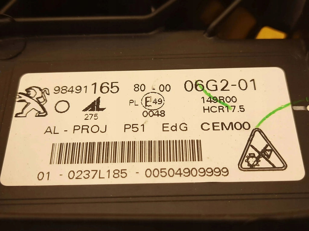 Frontscheinwerfer Peugeot 308 III 98491165 Full LED Links Scheinwerfer Headlight SCH3610997452ok