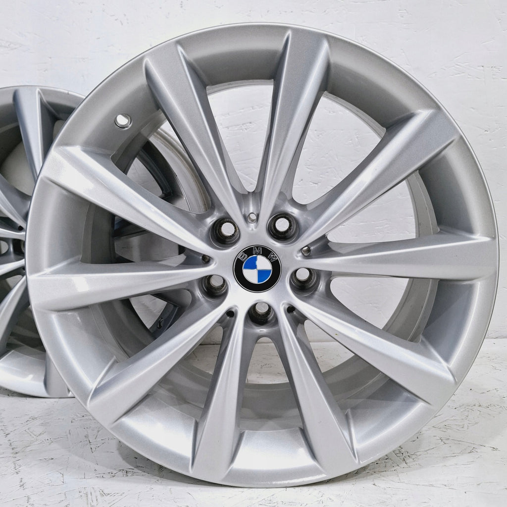 4x Alufelge 18 Zoll 8.0" 5x112 35ET Glanz Silber 6867338 BMW Rim Wheel FEL1963199090up