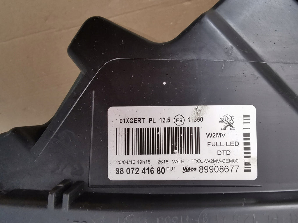 Frontscheinwerfer BMW 1 508 I 9807241680 LED Rechts Scheinwerfer Headlight SCH7795201463nz