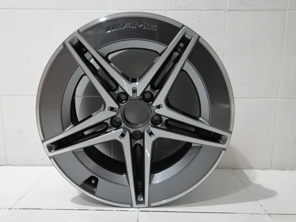 1x Alufelge 18 Zoll 58ET Glanz Schwarz A2064016600 Mercedes-Benz W206 Rim Wheel FEL8581814225yo