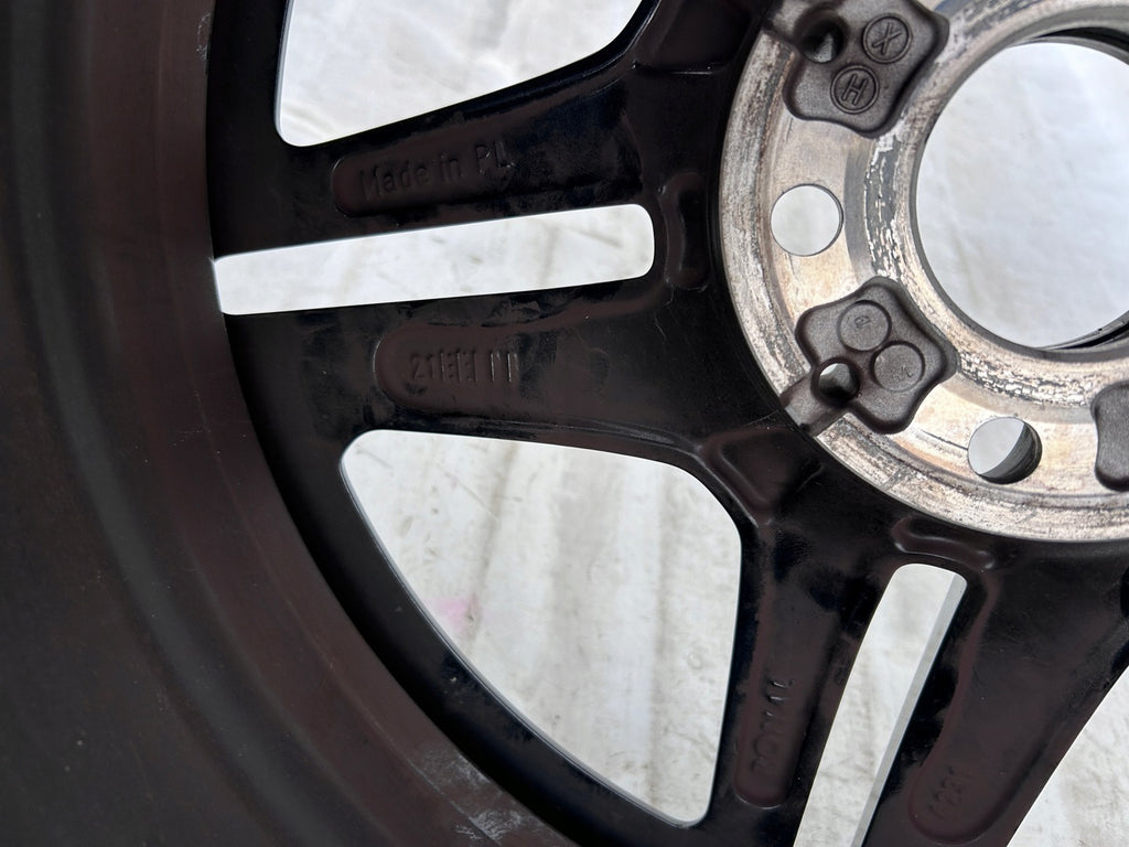 1x Alufelge 18 Zoll 7.5" 5x112 49ET Glanz Schwarz A1774011500 Mercedes-Benz W177