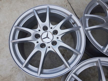 Load image into Gallery viewer, 4x Alufelge 16 Zoll 6.5&quot; 5x112 49ET Glanz Silber 4011302 Mercedes-Benz Cla