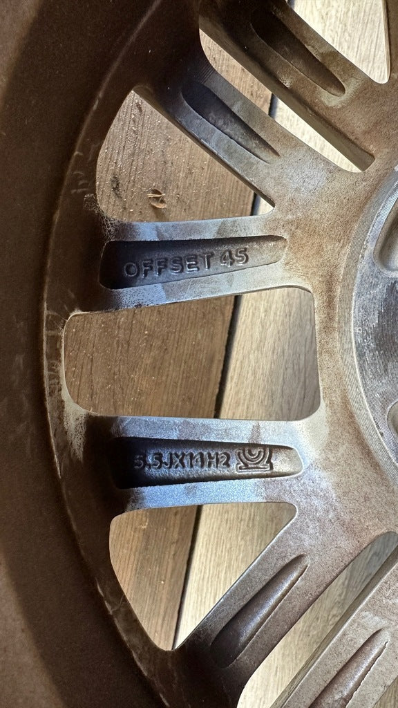 1x Alufelge 14 Zoll 5.5" 4x100 45ET 52910-G6650 Kia Picanto Rim Wheel FEL9894793394rj