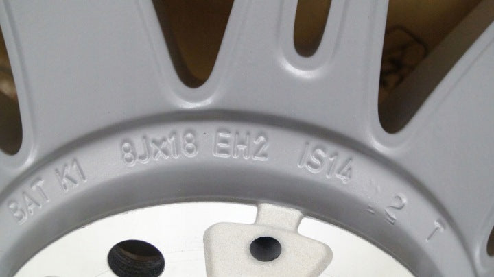 1x Alufelge 18 Zoll 8.0" 5x120 14ET 6760625 BMW 5 E60 6 E63 Rim Wheel FEL5125615656iq