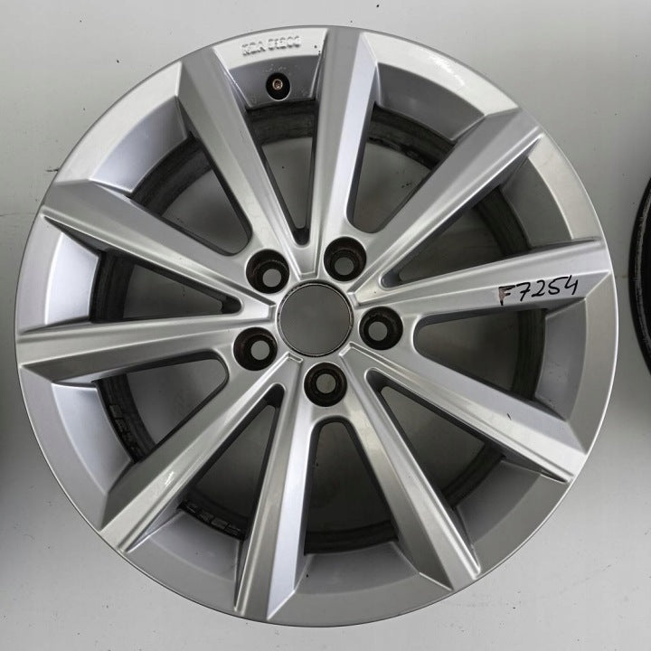 1x Alufelge 16 Zoll 6.0" 5x100 45ET Glanz Schwarz 2G0601025AF VW Rim Wheel FEL4703074443th