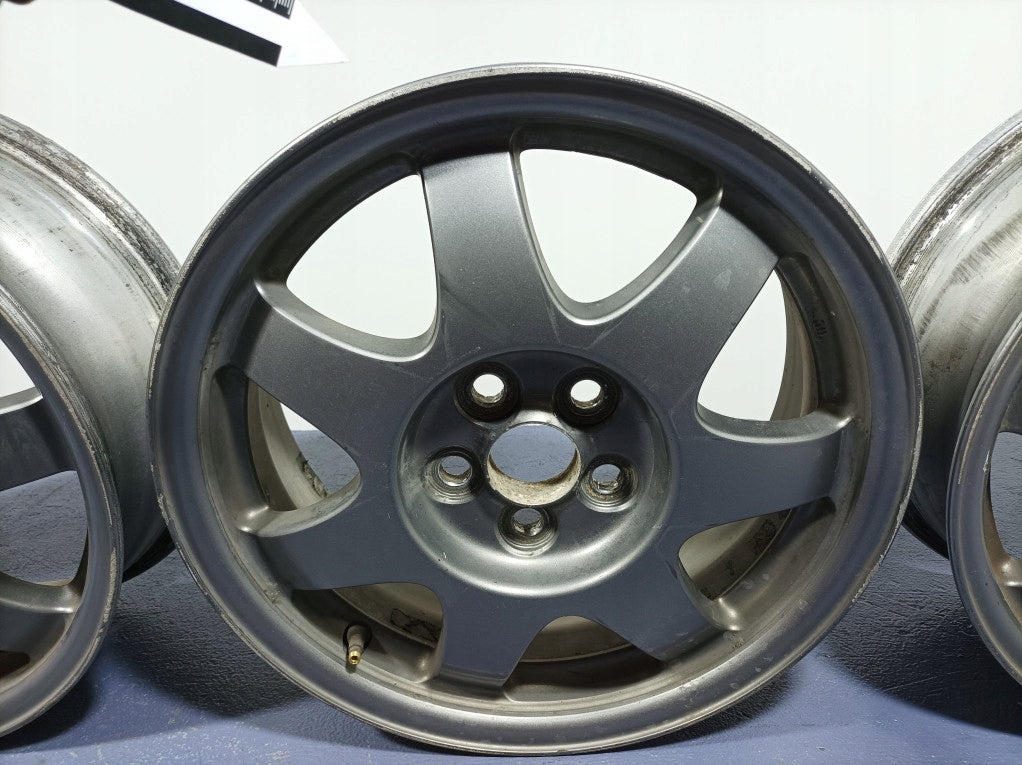 4x Alufelge 15 Zoll 6.0" 5x100 Toyota I Rim Wheel FEL4131154139si