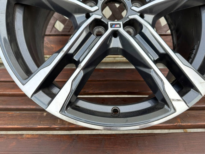 1x Alufelge 18 Zoll 8.0" 5x112 57ET Glanz Graphit 8092352 BMW F44 1 F40 Mg FEL9716623834vd