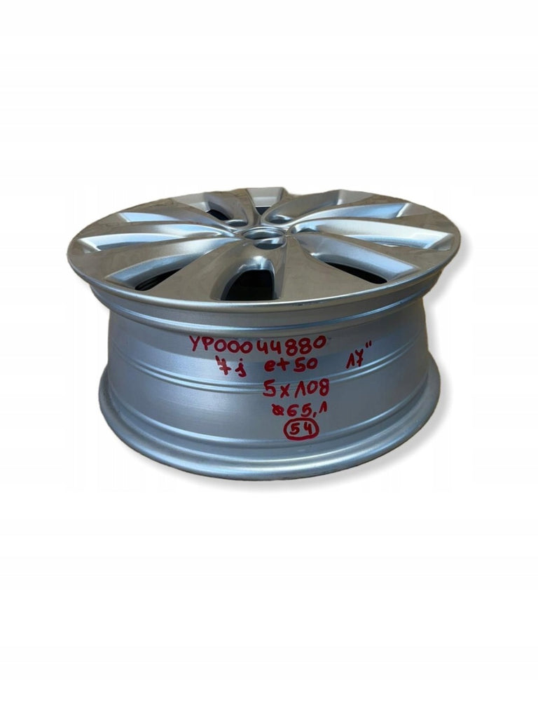 1x Alufelge 17 Zoll 5x108 YP00044880 Opel Grandland X Rim Wheel FEL6333626339dz