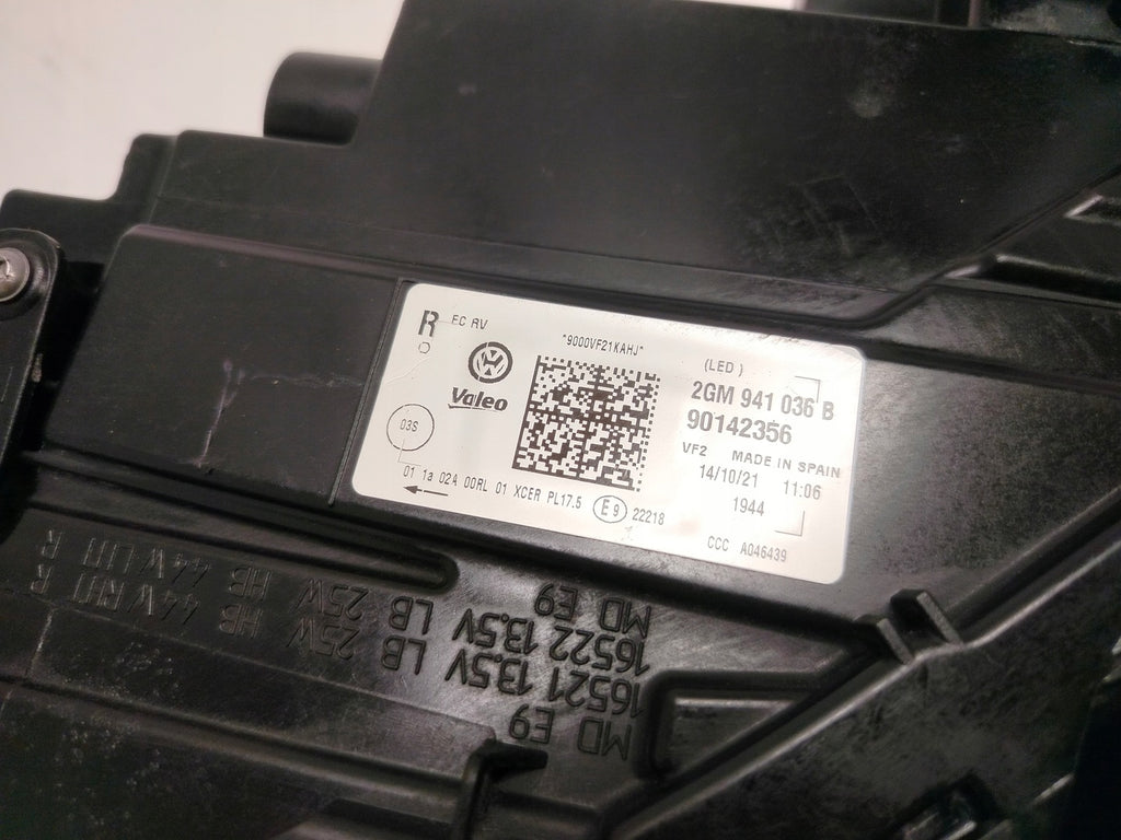 Frontscheinwerfer VW T-Cross 2GM941036B Full LED Rechts Scheinwerfer Headlight