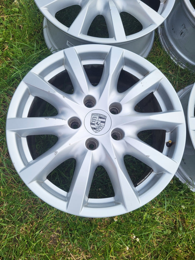 4x Alufelge 18 Zoll 8.0" 5x130 53ET Glanz Silber 7P5601025 Porsche Cayenne FEL6199444233dk