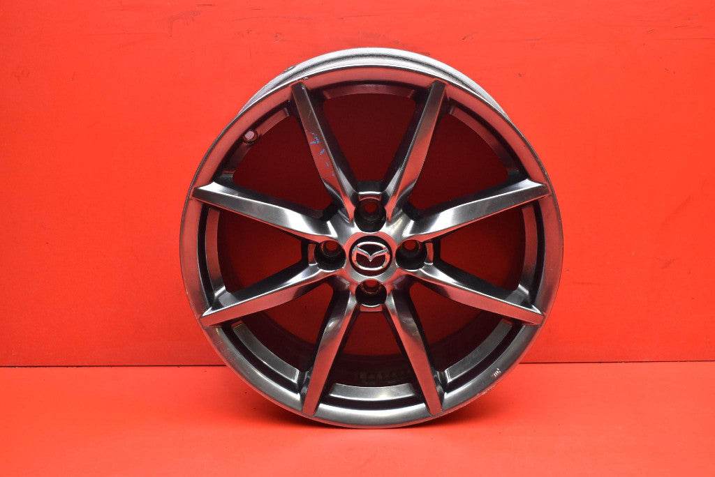 1x Alufelge 17 Zoll 7.0" 4x100 45ET Glanz Schwarz 996585 Mazda Mx-5 IV Mx5 Nd I FEL1586945815ni