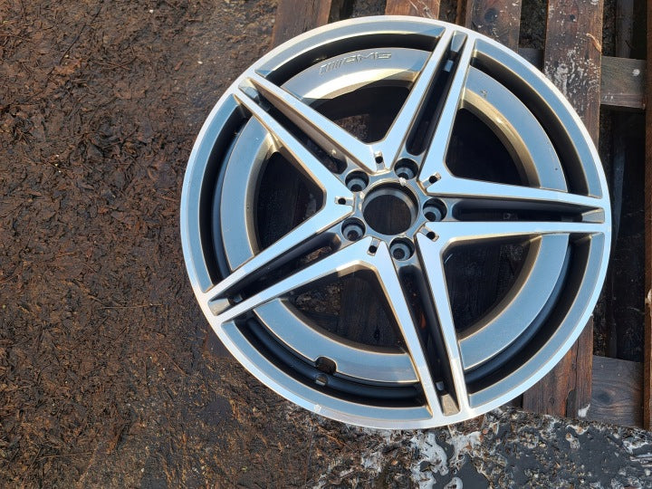 1x Alufelge 19 Zoll 8.0" 5x112 34ET A2934010700 Mercedes-Benz Eqc N293 Rim Wheel FEL8091522992mj