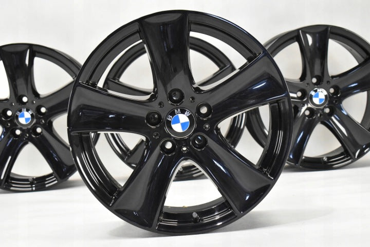 4x Alufelge 18 Zoll 8.5" 5x120 46ET Glanz Schwarz 6770200 BMW X5 E70 Rim Wheel FEL1479985036ib