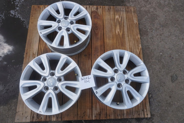 1x Alufelge 16 Zoll 6.5" 5x114.3 50ET 52910-2K210 Kia Soul Rim Wheel FEL6589166638zy