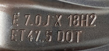 Laden Sie das Bild in den Galerie-Viewer, 1x Alufelge 18 Zoll 7.0&quot; 4x108 47 5ET H1BJ-1007-E1A Ford Fiesta Rim Wheel