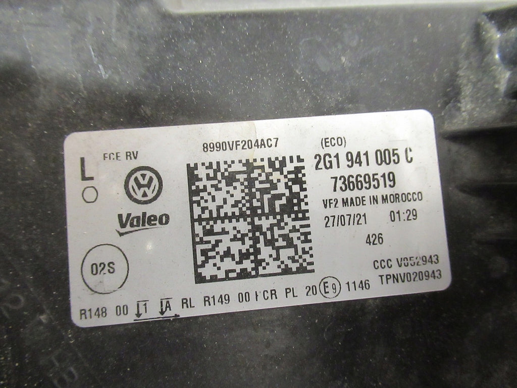 Frontscheinwerfer VW Polo 2G1941005C LED Links Scheinwerfer Headlight