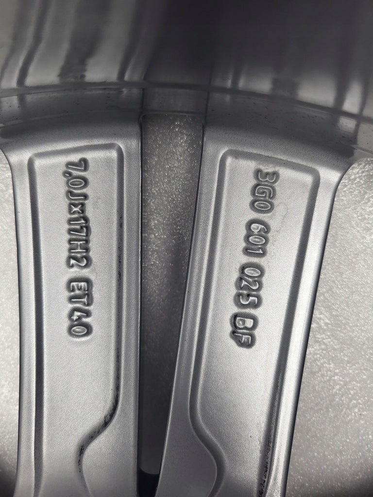 1x Alufelge 17 Zoll 7.0" 5x112 40ET Matt Grau 3G0601025BF MA-DAR81 VW Passat B8 FEL7286326294bg