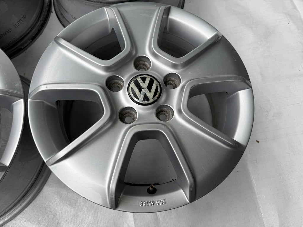 4x Alufelge 16 Zoll 6.5" 5x120 62ET Matt Silber 2H0071496 VW Amarok Rim Wheel FEL8427950414id