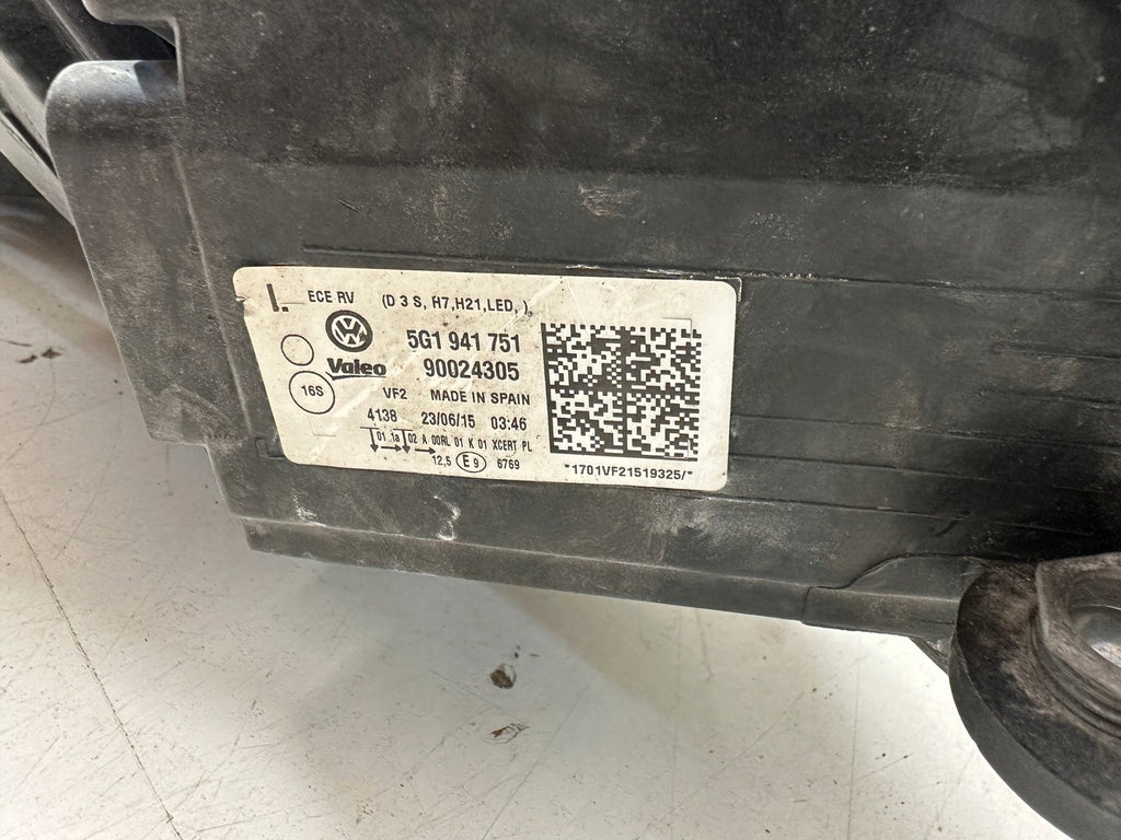 Frontscheinwerfer VW Golf VII 5G1941751 Xenon Links Scheinwerfer Headlight SCH6655939574ym