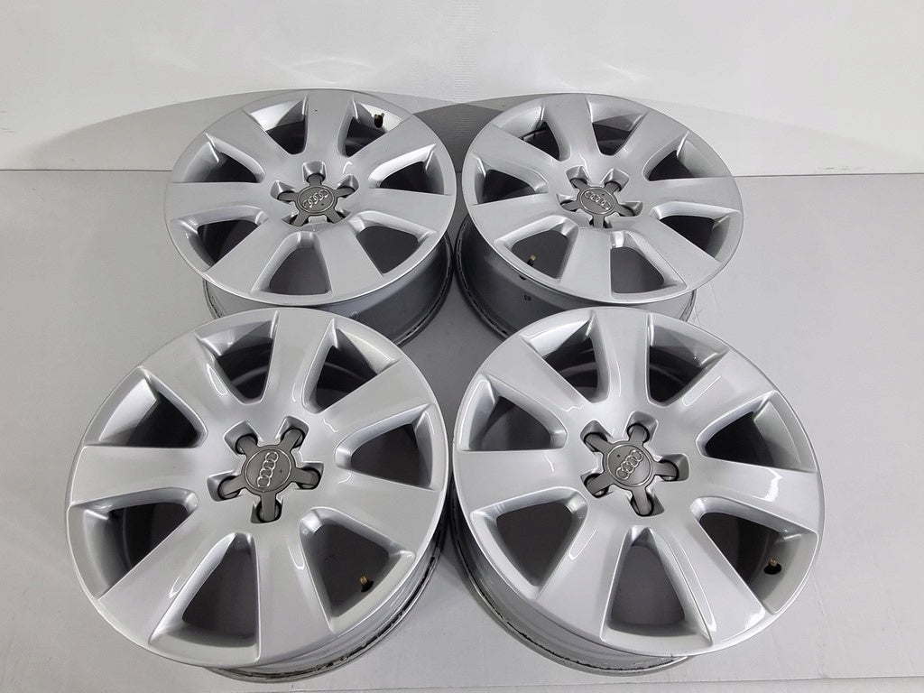 4x Alufelge 18 Zoll 7.5" 5x112 26ET Glanz Silber 4H0601025B Audi Rim Wheel FEL3613789769bi