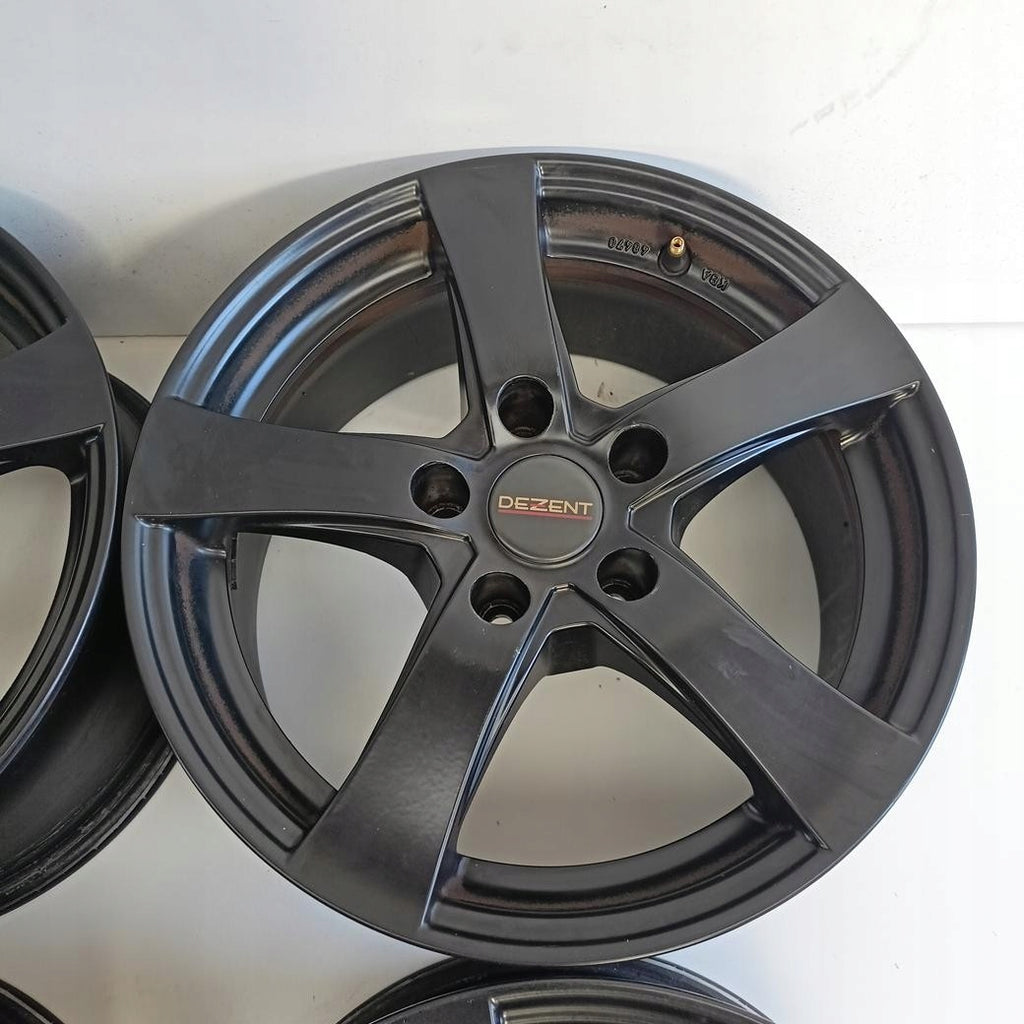 4x Alufelge 16 Zoll 7.5" 5x112 35ET Glanz Schwarz Audi I Rim Wheel FEL5800963417wf