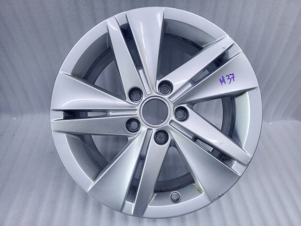 1x Alufelge 16 Zoll 7.0" 5x112 48ET Glanz Silber 5H0601025 VW Golf Rim Wheel