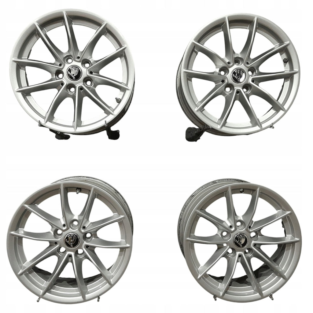 4x Alufelge 16 Zoll 6.5" 5x112 22ET 6876921 Audi I Rim Wheel FEL4888211174cm
